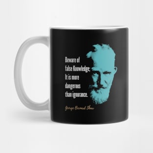 George Bernard Shaw Quote. Mug